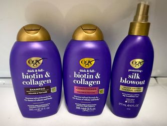 OGX Shampoo and Conditioner all 3 x $15