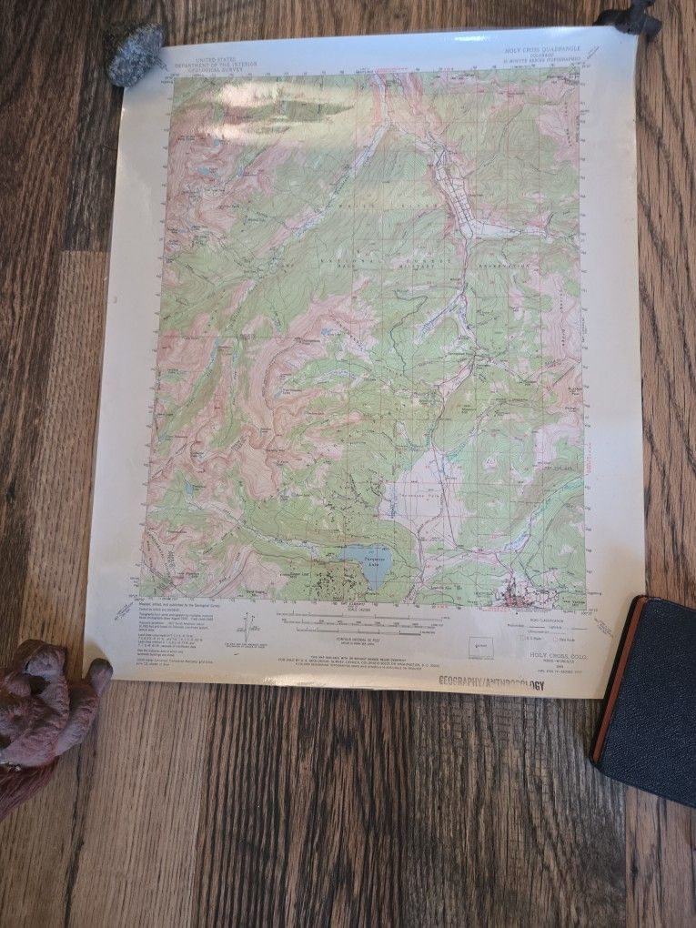 1949 Laminated Map