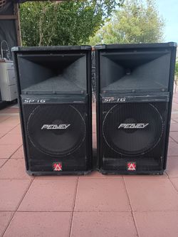 SP 1G Peavey Speakers 15" 1800 watts