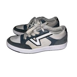 Vans Lowland CC ComfyCush Leather Skate Shoe Authentic Classic Youth Size 3.5C