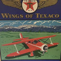 “ Wings Of Texaco “ Collector Die Cast Model Airplane 