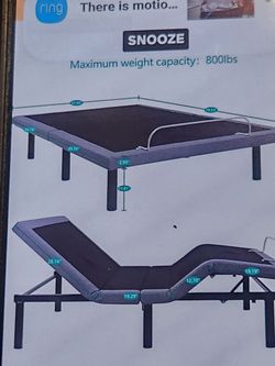 Naomi adjustable bed extra large with wireless remote several positions must go by this weekend moving
