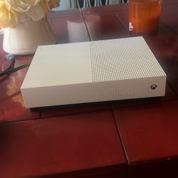 Xbox One with controller and cords 