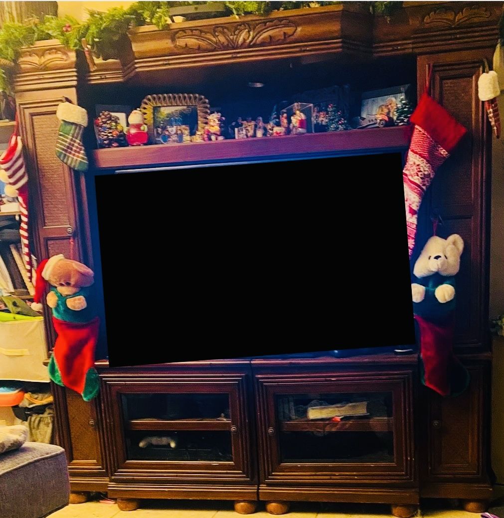 Entertainment Center With Additional Storage