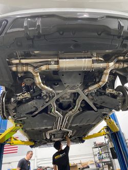 BMW 2019-2023 x5 50i xdrive meisterschaft gt haus full exhaust system with midpipes used < 10k miles