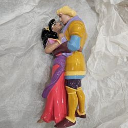 Disney Hunchback of Notre Dame Esmerelda & Phoebus Porcelain Figurine 7.5" NICE