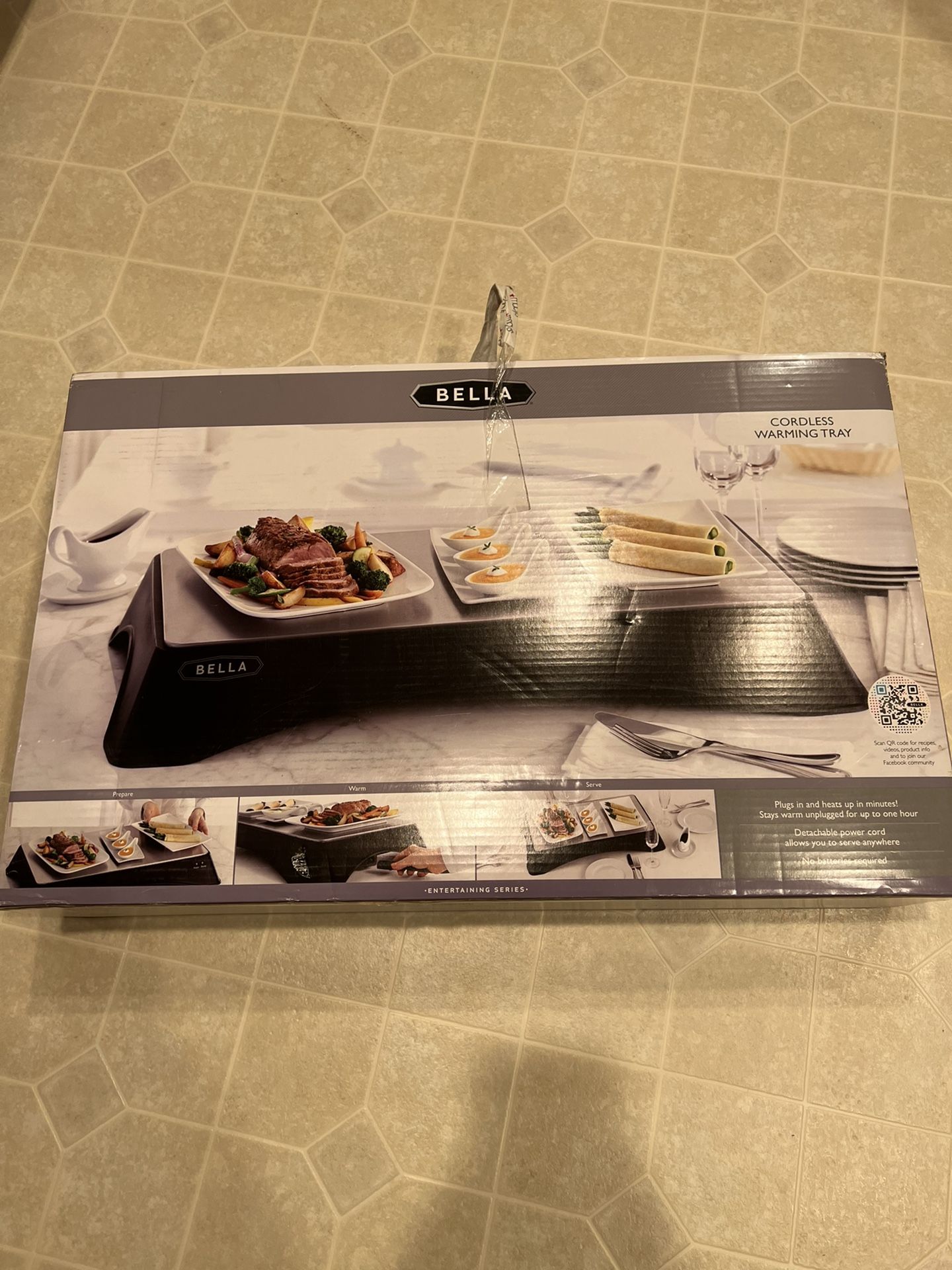 Bella Cordless Warming Tray