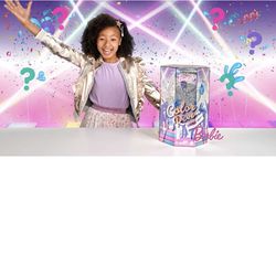 Barbie Color Reveal Surprise Party! Set with 50+ Surprises: 1 Doll, 1 Chelsea Doll, 2 Pets, 6 Color-Change Activations, Accessories & More, Dance Part