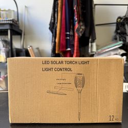 LED Solar Torch Light (12 Pack) 