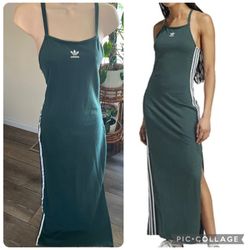 Women’s sz L Adidas Adicolor Maxi dress.