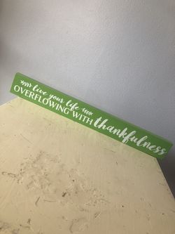 Thankful Sign