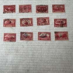 United States parcel Post Complete Set Q1-12 Used Stamps