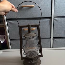 Vintage Metal Oil Kerosene Lantern