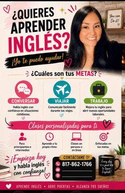 English or Spanish classes