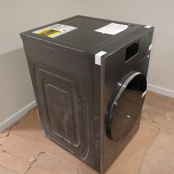 Samsung Bespoke 5.3 cu. ft. Ultra Capacity Ventless Heat Pump All-In-One Washer Dryer Combo with Super Speed in Dark Steel