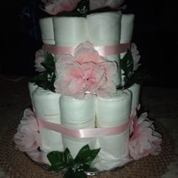 Baby Shower Diapers Cake 