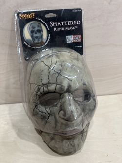 Adult Halloween Scary Mask - Shattered Ripper Mask 