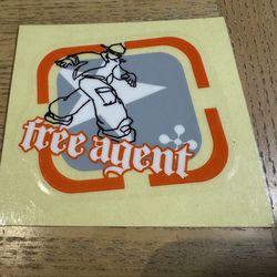 BMX Free Agent Sticker