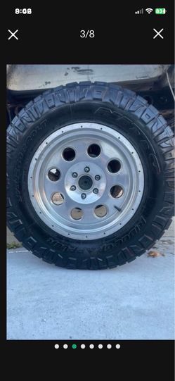 37 “ Nitto On 20 “ X 10 Alloys Alcoa Style Rims