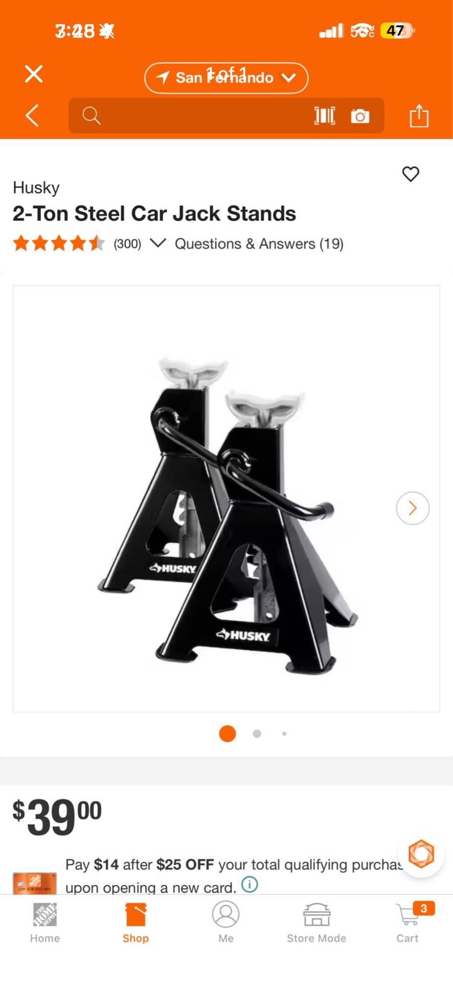 Husky 2 ton jacks