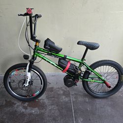 Custom built Electric BMX Mongoose Full Chromoly Frame