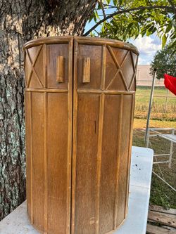 Tri- front Cabinet designed in the 60s by John Van Koert Reduced, $500