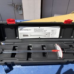 Powerbuilt 944050 1/2” Needle Torque Wrench Kit, Black. Brand New