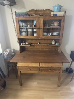 Antique Possum Belly Bakers Hutch