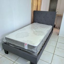 NEW TWIN-SIZE MATTRESS AND BOX SPRING 💤