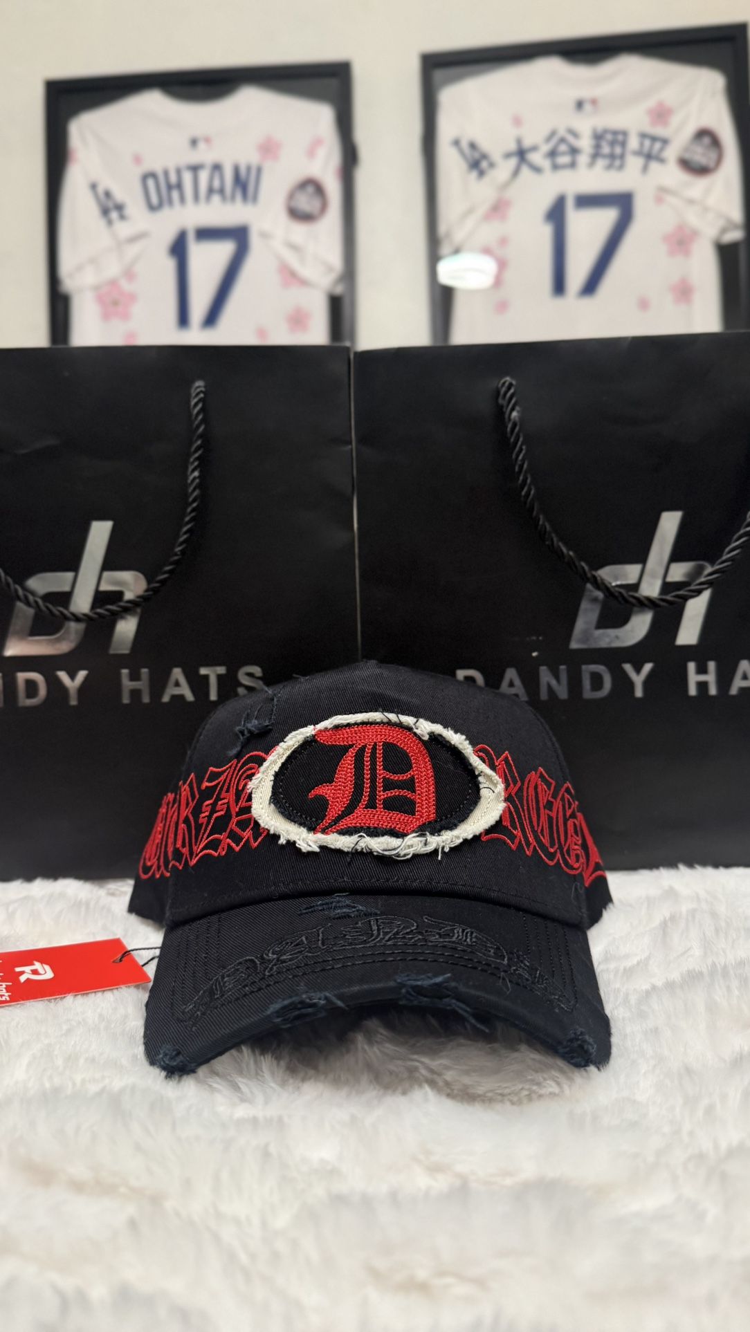 dandy hats x fuerza regida “distressed”