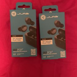 JLab Ear Buds New Unopened Pack! Black! 