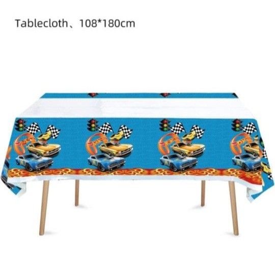 Hotwheels Tablecloth