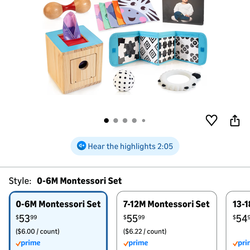 MONTESSORI PLAY KIT 0-6 months