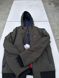 Tommy Hilfiger Olive-Green Windbreaker Jacket