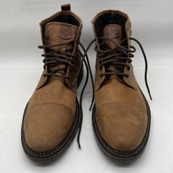 johnston murphy men boots 20-4312 brown size 11 M made in Brazil