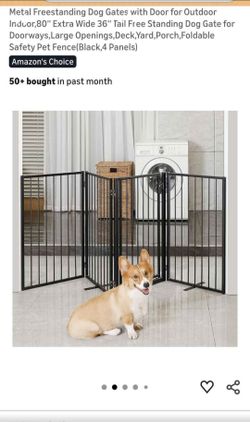 Metal Freestanding Dog Gates