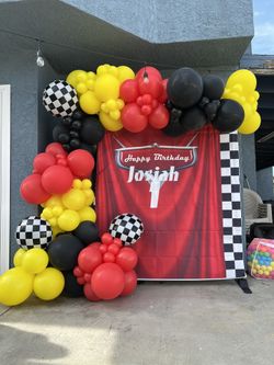 Cars Theme Backdrop