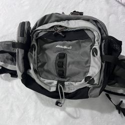 Eddie Bauer Fanny Pack Waist Belt Bag Water Bottle Pouch Travel Hiking Camping