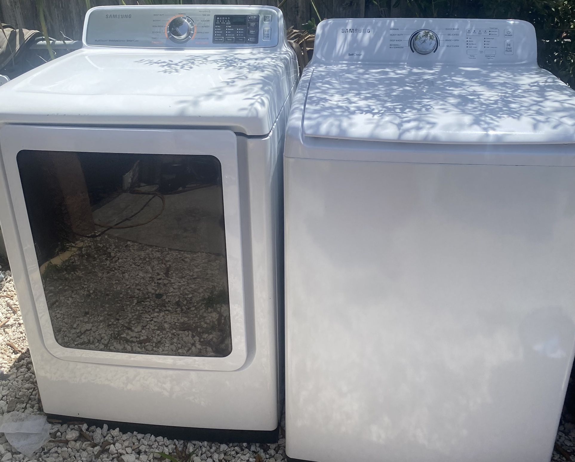 Samsung. Washer And Dryer Set Working Good