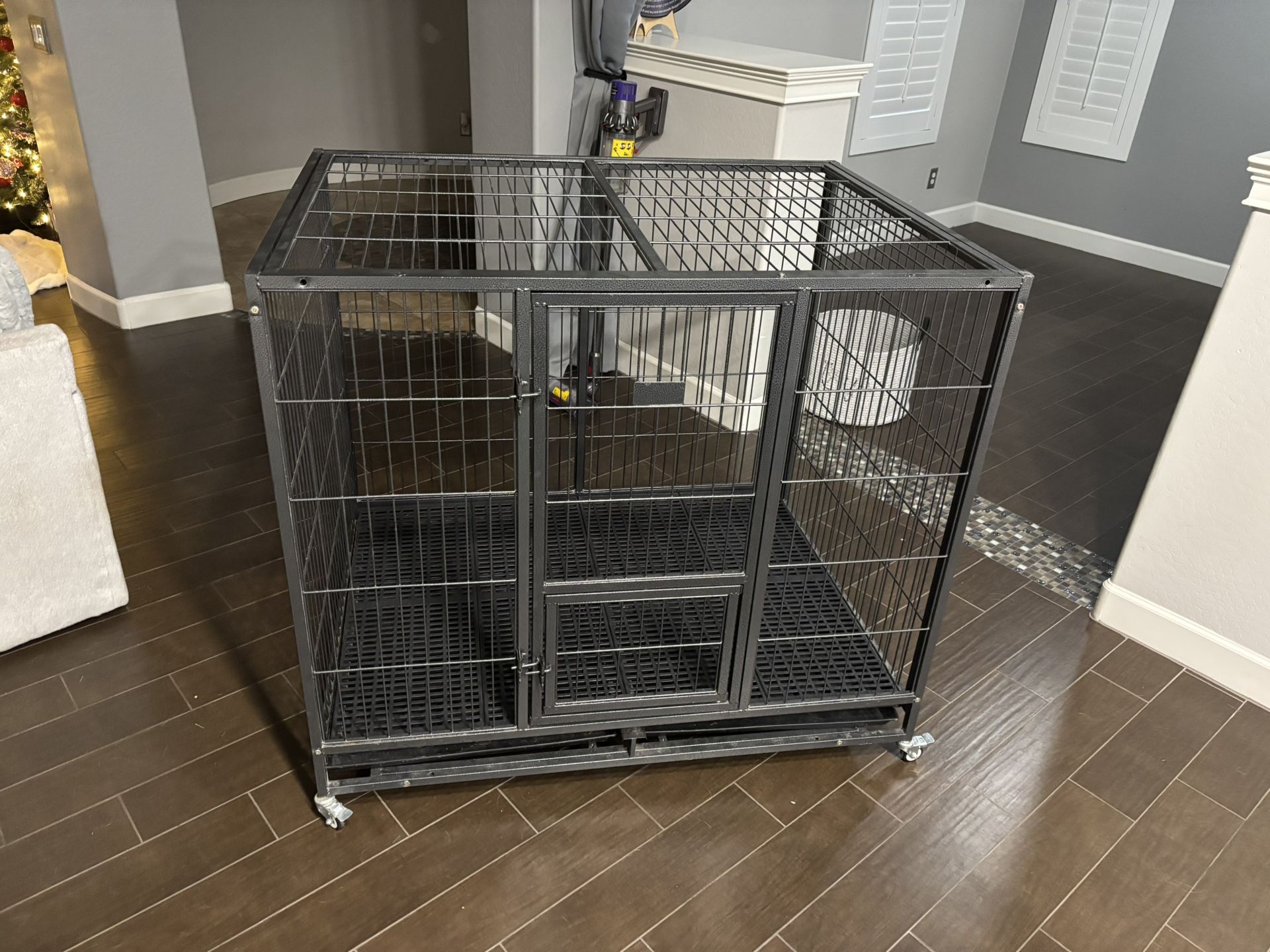 Massive Dog Crate On Wheels