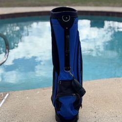 Cougar Black And Blue 6 Way Golf Bag 