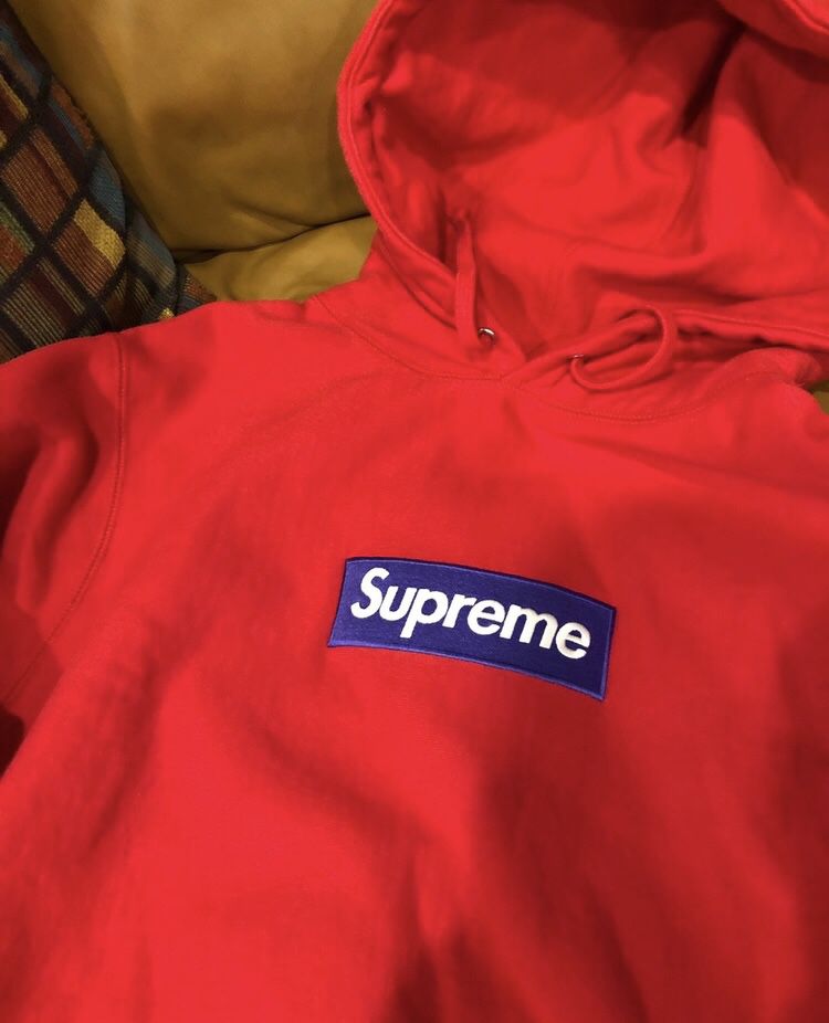 Supreme fw17 box logo hoodie