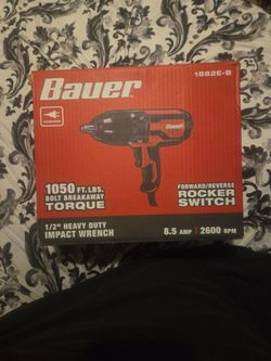 Bauer 1/2" Heavy Duty Corded Impact Wrench