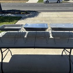 6 Pack Chafing Wire Rack Buffet Stand