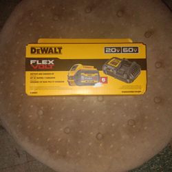 DeWalt Flex volt Battery And Charger Kit