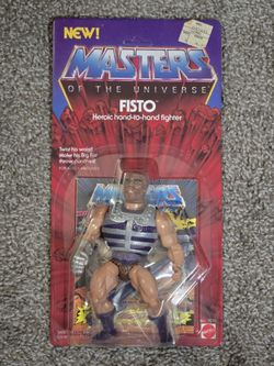 Vintage Mattel Masters Of The Universe Fisto Unpunched MOTU 