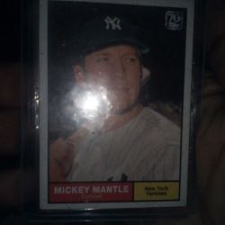 Mickey Mantle Mint Condition Baseball Card Selling For $200
