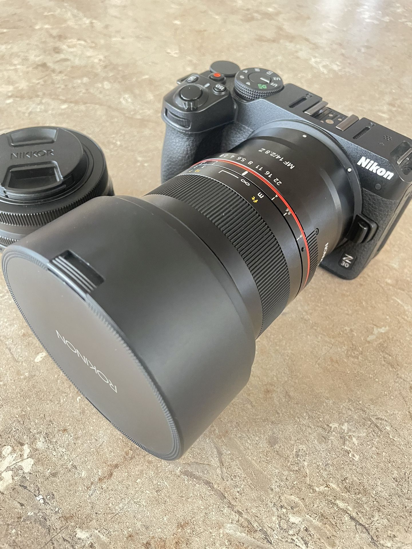 Nikon Z30 and Rokinon Lens 