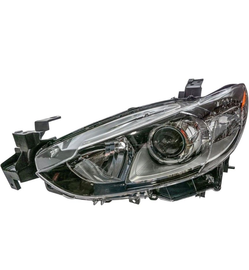 TRQ Left Headlight Assembly Compatible with 2014-2020 Mazda 6
