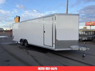 2026 Alcom 24X8.5 All Aluminum Xlt-P Car Hauler, Elite Escape Door, 10K Gvwr, Ramp Door